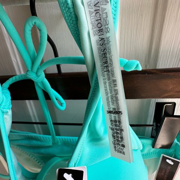 Victoria’s Secret Malibu Fabulous Push-Up Swim Set Bikini Top and Bottom NWT - Picture 9 of 10